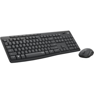 Teclado y ratón Logitech MK295 - USB Inalámbrico Wi-Fi - Keyboard/Keypad Color: Grafito - USB Inalámbrico Wi-Fi Mouse - Po