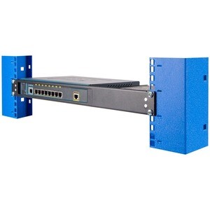 Innovation 1U Rack-mountable Rack Shelf for Switch - 289.56 mm Rack Width x 200.66 mm Rack Depth - Black Powder Coat - TAA
