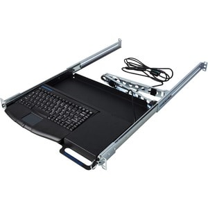 Rack Solutions Keyboard - Cable Connectivity - USB Interface - TouchPad
