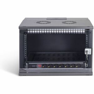 Digitus SOHO PRO 7U Wall Mountable Enclosed Cabinet Rack Cabinet for Networking, Network Equipment, Patch Panel, Module - 