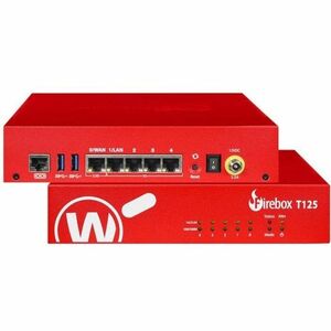 WatchGuard Firebox T125 Network Security/Firewall Appliance - Policy Management - 5 Port - 2.5 Gigabit Ethernet, Gigabit E