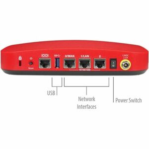 WatchGuard Firebox T115-W Network Security/Firewall Appliance - Policy Management - 3 Port - Gigabit Ethernet - 1.02 Gbit/