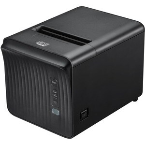Adesso NuPrint NuPrint 330 Desktop Direct Thermal Printer - Monochrome - Receipt Print - USB - Serial - Black - LCD Displa