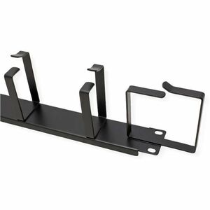 Value Cable Routing - Black - Cable Manager - 1U Rack Height - Metal, Sheet Steel