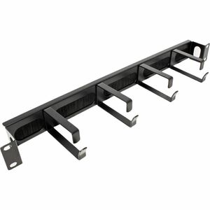 Value Cable Routing - Black - Cable Duct - 1U Rack Height - Metal, Sheet Steel, Plastic