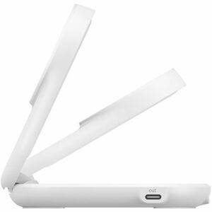Belkin UltraCharge Induktionsladegerät - Weiß - für Qi2-fähiges Gerät, iPhone, AirPod, Smartwatch - Eingangsstecker: USB -