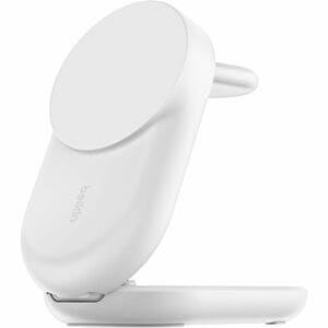 Belkin UltraCharge Induktionsladegerät - Weiß - für Qi2-fähiges Gerät, iPhone, AirPod, Smartwatch, Smartphone - Eingangsst