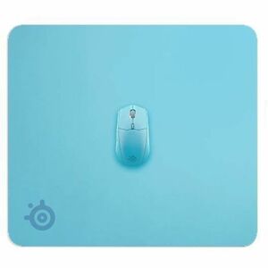 SteelSeries QcK Large - Aqua - 15.75" Height x 17.72" Width x 0.08" Depth - Aqua - Micro-woven Cloth, Rubber - Anti-slip -