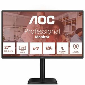 Monitor LCD AOC Q27E4U 685,8 mm (27") Classe Full HD - 68,6 cm (27") Viewable - Tecnologia In-plane Switching (IPS) - 1920