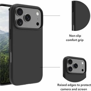 dbramante1928 ApS Greenland Case for Apple iPhone 17 Pro Max Smartphone - Night Black - 1 Piece - Impact Resistant, Drop R