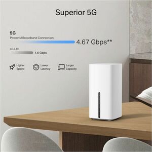 Omada Archer NX500 Wi-Fi 6 IEEE 802.11 a/b/g/n/ac/ax Ethernet, Cellular Modem/Wireless Router - 5G - LTE 2100, LTE 1800, L