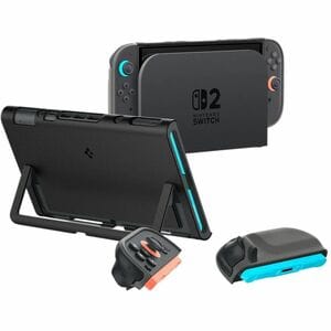 Spigen Nano Pop Case for Nintendo Gaming Console - Black Sesame - Polycarbonate (PC)