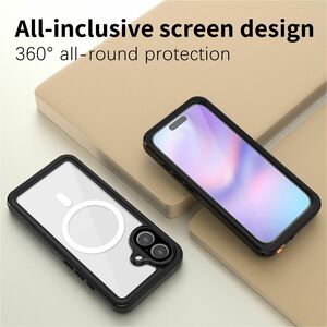 4smarts Stark Robust Tasche Apple iPhone 17 Smartphone - Transparent, Schwarz - Gummi, Polycarbonat Körper - Wasserdicht, 