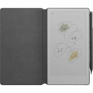 Remarkable Book Carrying Case (Folio) Digital Notepad - Brown - Dust Proof - Leather Body - 7.9" Height x 4.4" Width x 0.5