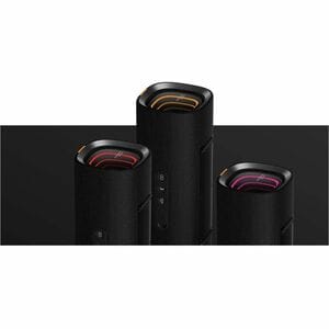 MI Sound Party MDZ-39-DB Portable Bluetooth Speaker System - 50 W RMS - Black - Surround Sound - Near Field Communication 