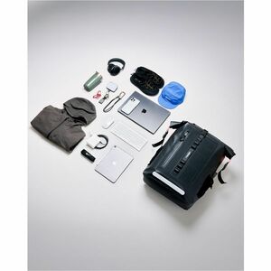 Spigen Aqua Shield Carrying Case (Backpack) - Black - Water Proof - Shoulder Strap