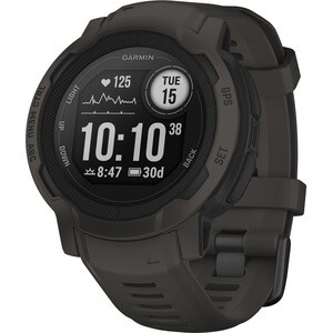 Garmin Instinct 2 Smart Watch - Graphite Body Color - Fiber Reinforced Polymer Case Material - Silicone Band Material - He