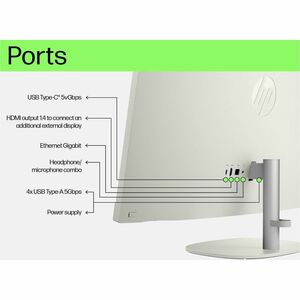HP PC AIO 24-CR2007D U5