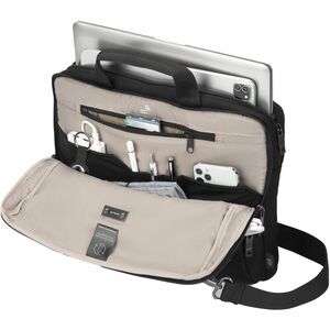 Dicota Slim Case FIVE Tasche für 32,8 cm (12,9 Zoll) bis 35,6 cm (14 Zoll) Notebook - Schwarz - Polyethylenterephthalat (P