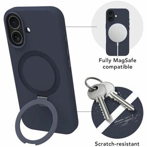 dbramante1928 ApS Roskilde Case for Apple iPhone 17 Smartphone - Deep Water - Soft-touch - Scratch Resistant, Stain Resist