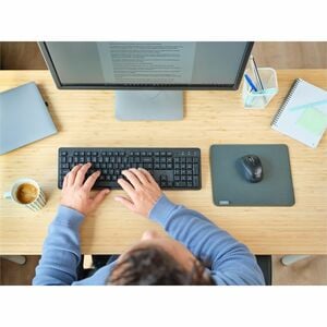 Trust Ody II Keyboard & Mouse - Spanish - USB 3.0 Membrane Wireless RF 2.40 GHz Keyboard - Keyboard/Keypad Color: Black - 