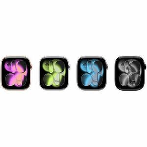 Apple Watch Series 11 Smartwatch - Schwarz Tasche, Farbe - Schwarz Band Color - Aluminium Gehäusematerial - Gummi Band Mat