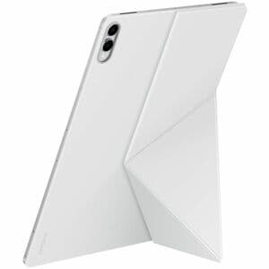 Samsung Book Cover Carrying Case (Book Fold) Samsung Galaxy Tab S11 Ultra Tablet - White - Scratch Resistant - Polyurethan