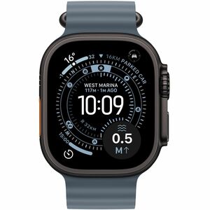 49MM ANCHORBLUE OCEANBAND BLACK TITANIUM FINISH