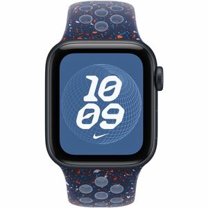 Apple 40mm Blue Ribbon Nike Sport Band - S/M - Adjustable - Small (S)/Medium (M) - Pin-and-tuck Attachment - Blue Ribbon -