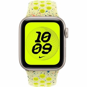 Apple 40mm Volt Splash Nike Sport Band - S/M - Adjustable - Small (S)/Medium (M) - Pin-and-tuck Attachment - Volt Splash -