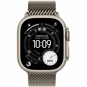 Apple Einstellbar Smartwatch-Band - Medium (M) - Loop Aufsatz - Natürlich - Titan