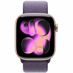 Apple Adjustable Smartwatch Band - One Size - Hook & Loop Attachment - Purple Fog - Nylon, Polyester