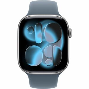Apple Adjustable Smartwatch Band - Medium (M)/Large (L) - Pin-and-tuck Attachment - Anchor Blue - Fluoroelastomer