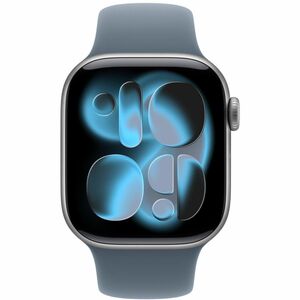 Apple Adjustable Smartwatch Band - Medium (M)/Large (L) - Pin-and-tuck Attachment - Anchor Blue - Fluoroelastomer