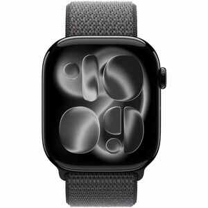 Apple Adjustable Smartwatch Band - One Size - Hook & Loop Attachment - Dark Grey - Nylon, Polyester