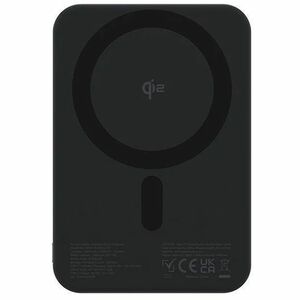 PanzerGlass empower Power Bank - Space Black - For iPhone - 5000 mAh - 20 W - USB Type-C Connector - 1 x USB - Compact, Qi