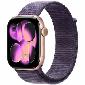 Apple Adjustable Smartwatch Band - One Size - Hook & Loop Attachment - Purple Fog - Nylon, Polyester