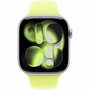 Apple Adjustable Smartwatch Band - Medium (M)/Large (L) - Pin-and-tuck Attachment - Neon Yellow - Fluoroelastomer