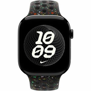 Apple Adjustable Smartwatch Band - Small (S)/Medium (M) - Pin-and-tuck Attachment - Midnight Black - Aluminium