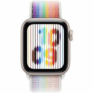 Apple Adjustable Smartwatch Band - One Size - Hook & Loop Attachment - Pride Edition - Nylon, Woven