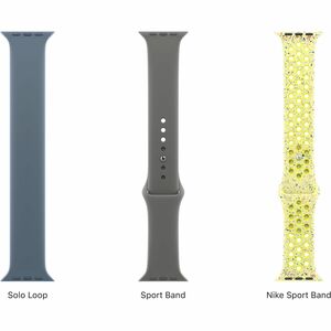 Apple Watch Series 11 Smart Watch - Natural Case Color - Stone Grey Band Color - Titanium Case Material - Rubber Band Mate