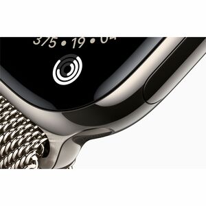 Apple Watch Series 11 Smart Watch - 46 mm Case Height - 39 mm Case Width - Natural Case Color - Natural Band Color - Titan
