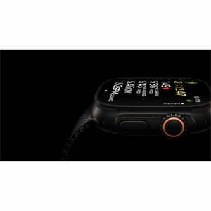 Apple Watch Ultra 3 GPS + Cellular 49mm Black Titanium Case with Black Titanium Milanese Loop - Medium. Display technology