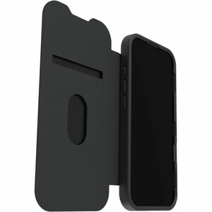 OtterBox React Carrying Case (Folio) Apple iPhone 17 Smartphone - Black Crystal (Clear/Black) - Drop Resistant, Scrape Res