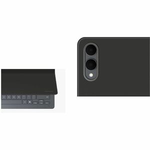 Housse/Clavier Samsung Book Cover - Porte-livres Style Samsung Tablette - Noir - Microfibre Matériau intérieur - 326,9 mm 