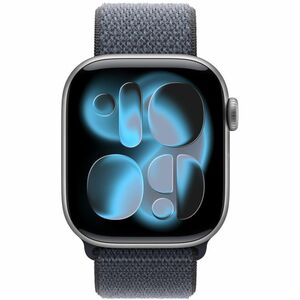 Apple 42mm Anchor Blue Sport Loop - Adjustable - One Size - Hook & Loop Attachment - Anchor Blue - Nylon, Polyester, Spand