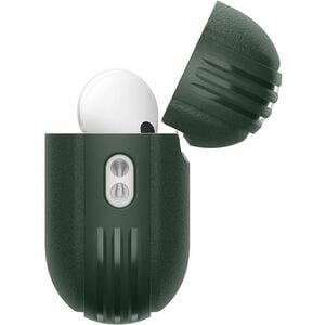 Spigen Vault Carrying Case Apple AirPods Pro 3 - Midnight Green - Drop Resistant, Anti-slip - Polycarbonate, Thermoplastic