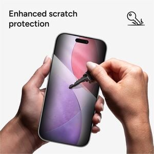 InvisibleShield Glass Elite Privacy. Markenkompatibilität: Apple, Kompatibilität: iPhone 17 Pro, Schutzfunktion: Bruchfest