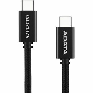 Adata CACC-200PN-BK 2m USB-C Cable de transferencia de datos - Cable for Portátil, iPhone, Smartphone, Tableta, consola de