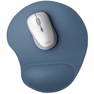 Tapis de souris Trust Bigfoot - Petite - 236 mm x 205 mm x 16 mm Dimension - Bleu - Antidérapant - Souris - 1 / Paquet